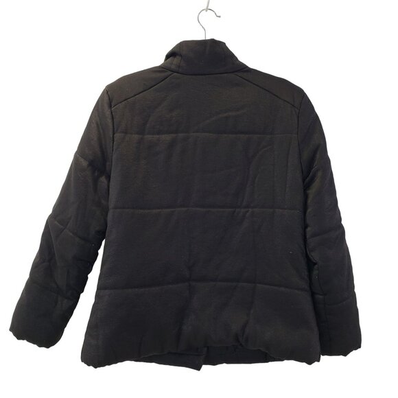 J. Jill Metallic Snap Closure Quilted Jacket Size Medium - Picture 2 of 6
